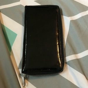 Black Patent Leather Wallet